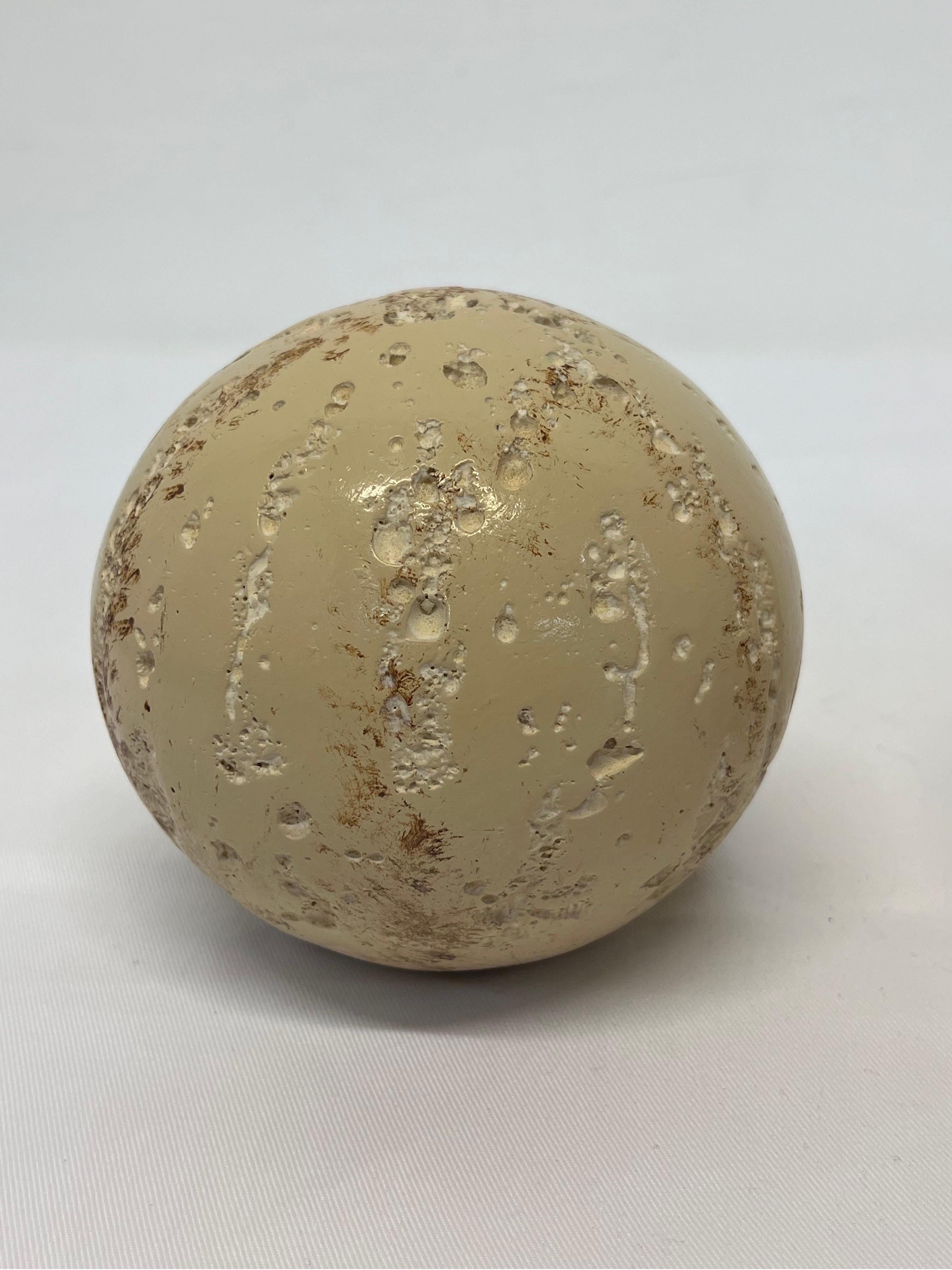 Cast Stone Sphere Sculptures by Jaru - a pair For Sale 1