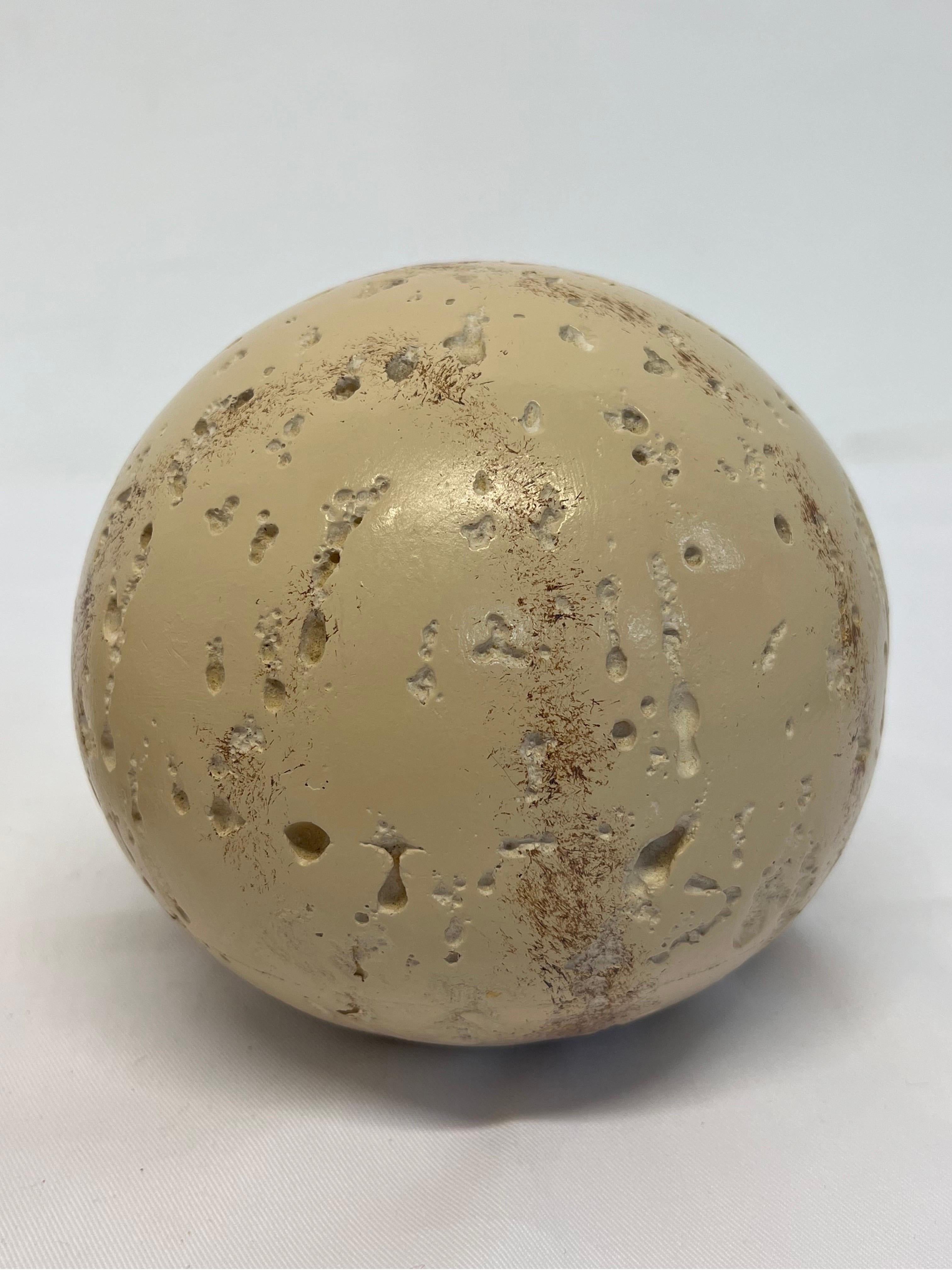 Cast Stone Sphere Sculptures by Jaru - a pair For Sale 2