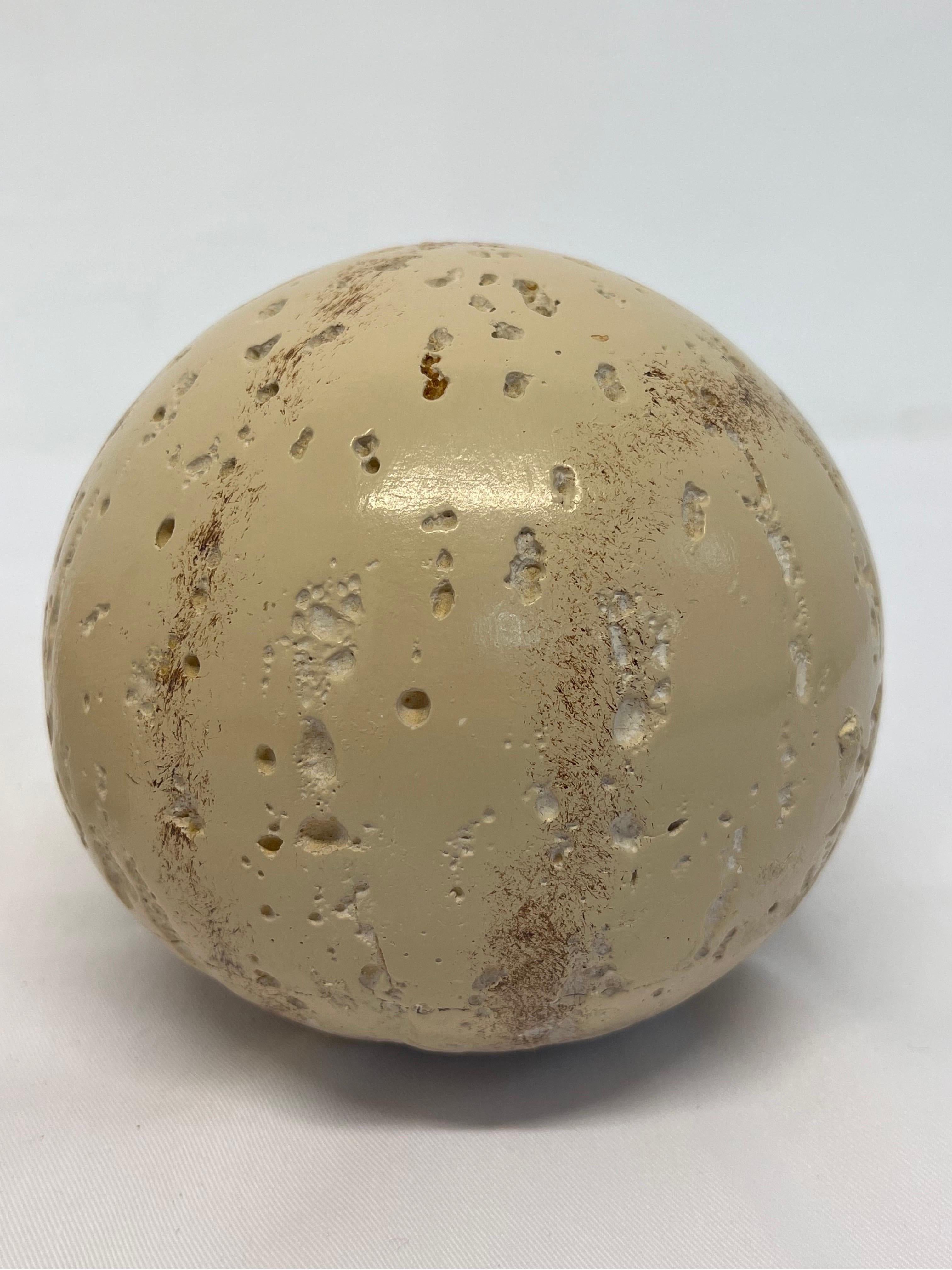 Cast Stone Sphere Sculptures by Jaru - a pair For Sale 3
