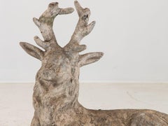 Cast Stone Stag Deer Garden Ornament