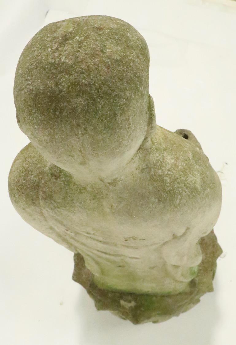 Cast Stone Standing Tibetan Buddha 5