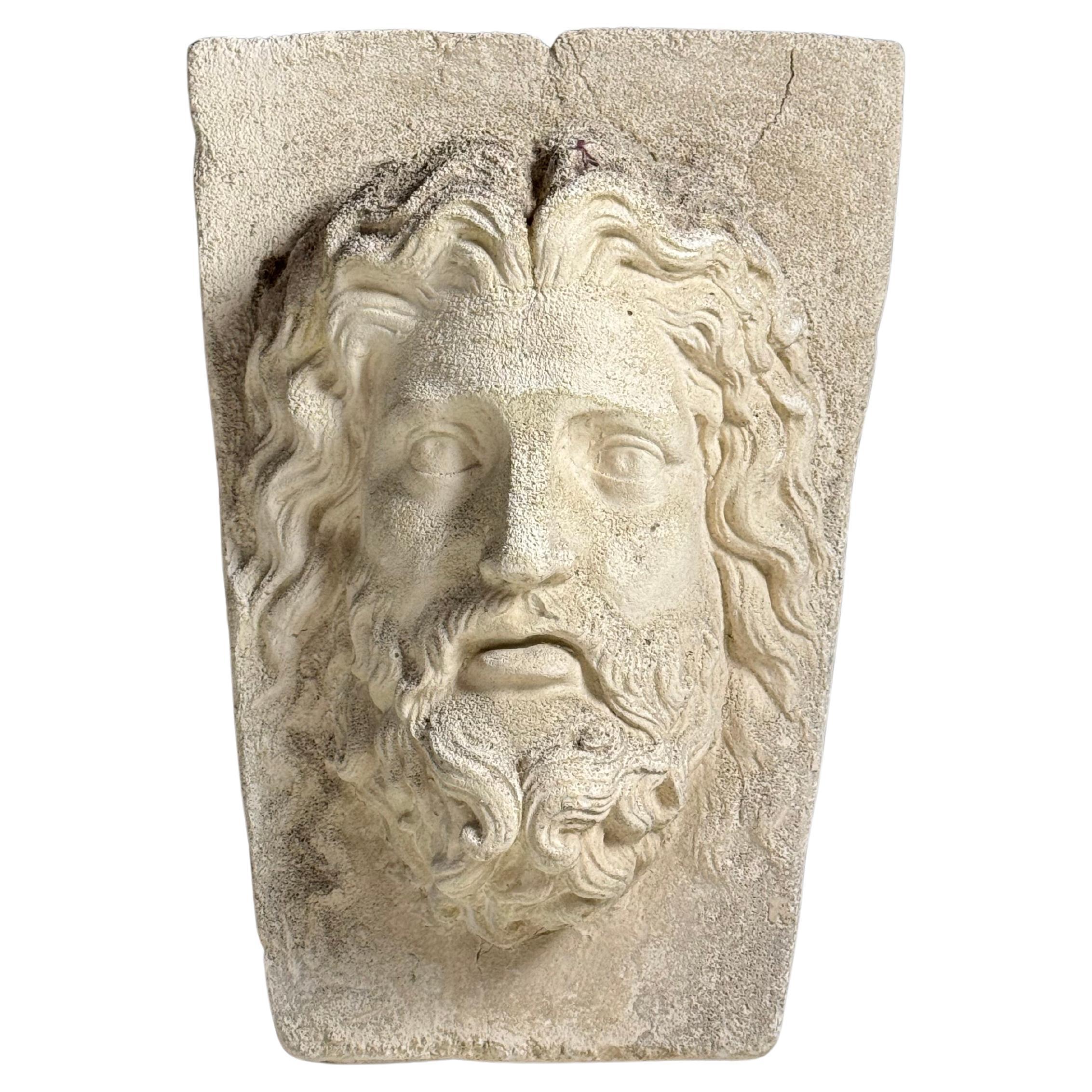 Cast stone Statue of Greek god Asclepius