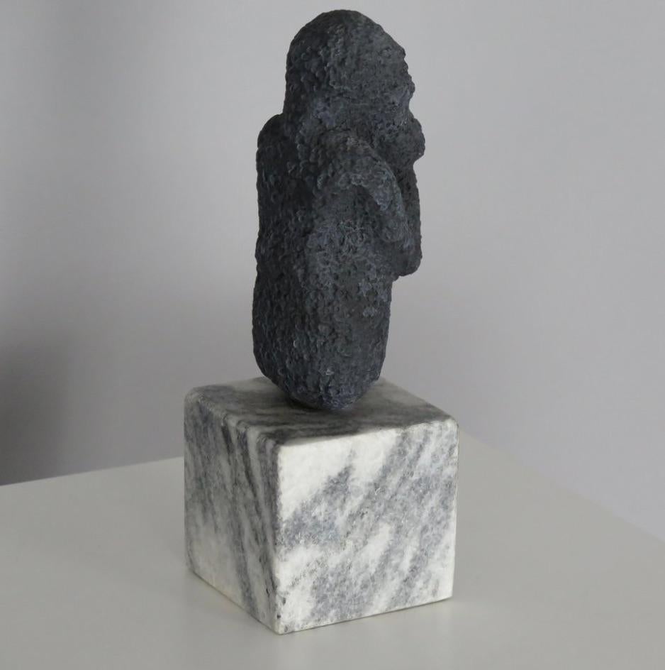 Cast Stone Surrealist Figurative Sculpture For Sale 1