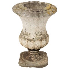 Antique Cast Stone Urn Planters