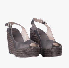 Castañer Wedge Espadrilles Taupe -'10s