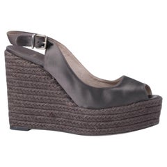 Castañer Wedge Espadrilles Taupe -'10s