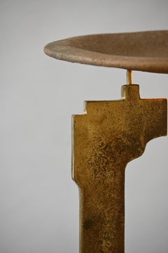 Casted Bronze and Oaxaca Clay Quemador Oil Burner by C. Nuñez