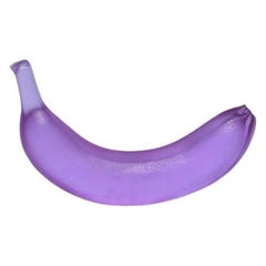 Plátano de Vidrio Colado en Cristal, Lila