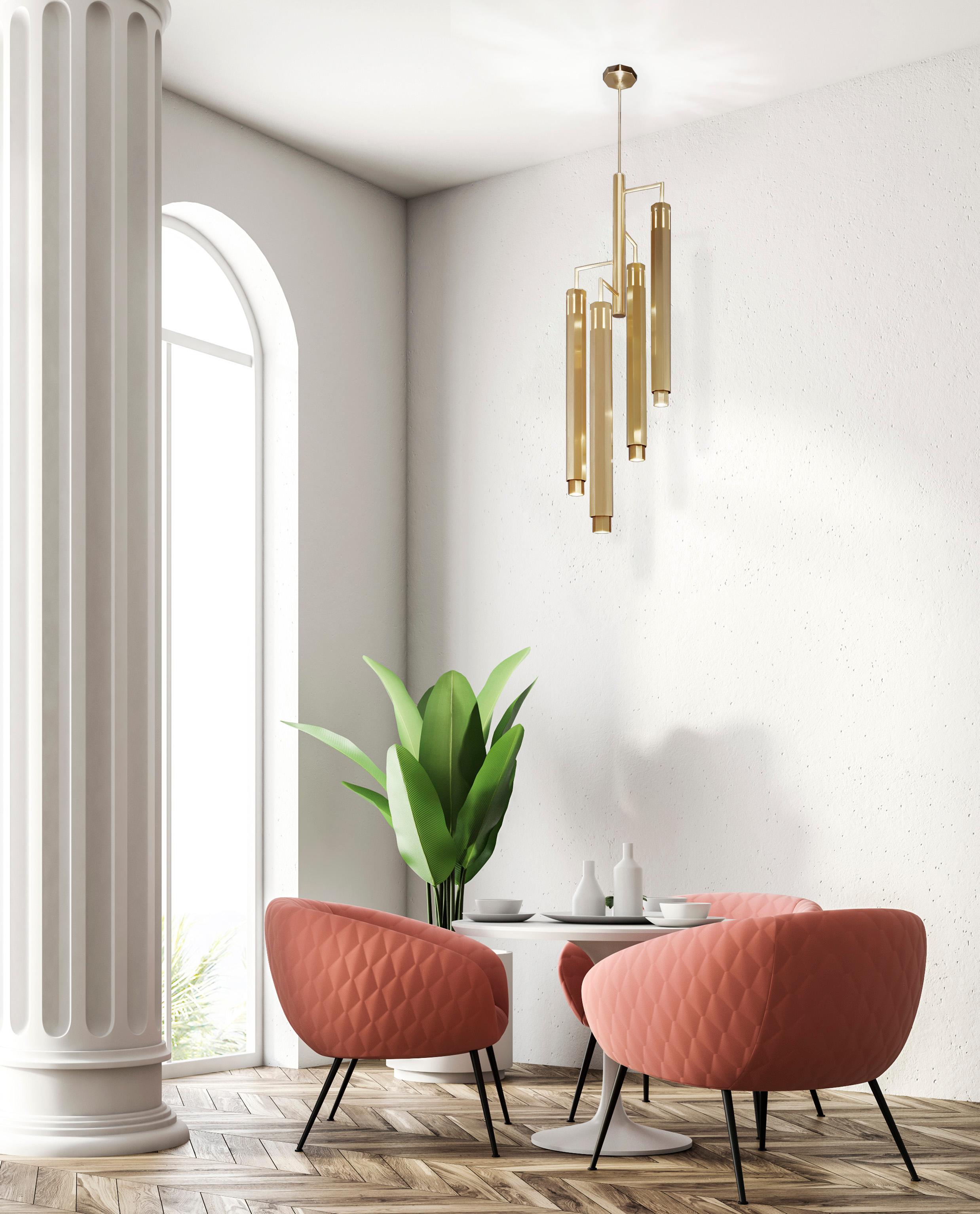 Italiano Lampada a sospensione Castel S4 Small di Euroluce Lampadari in vendita