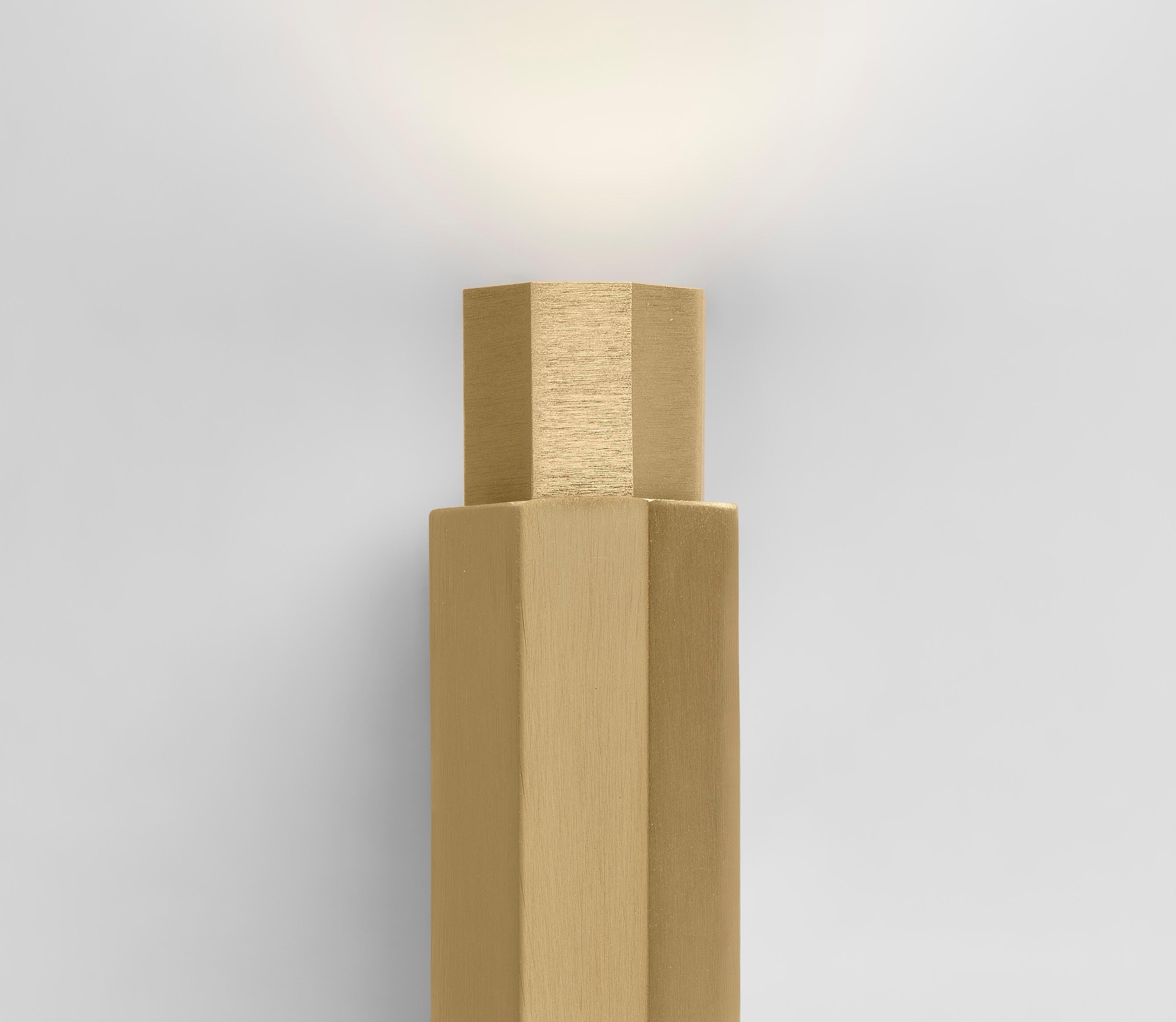 Lámpara de Pared Castel Oro Satinado by Euroluce Lampadari Italiano en venta
