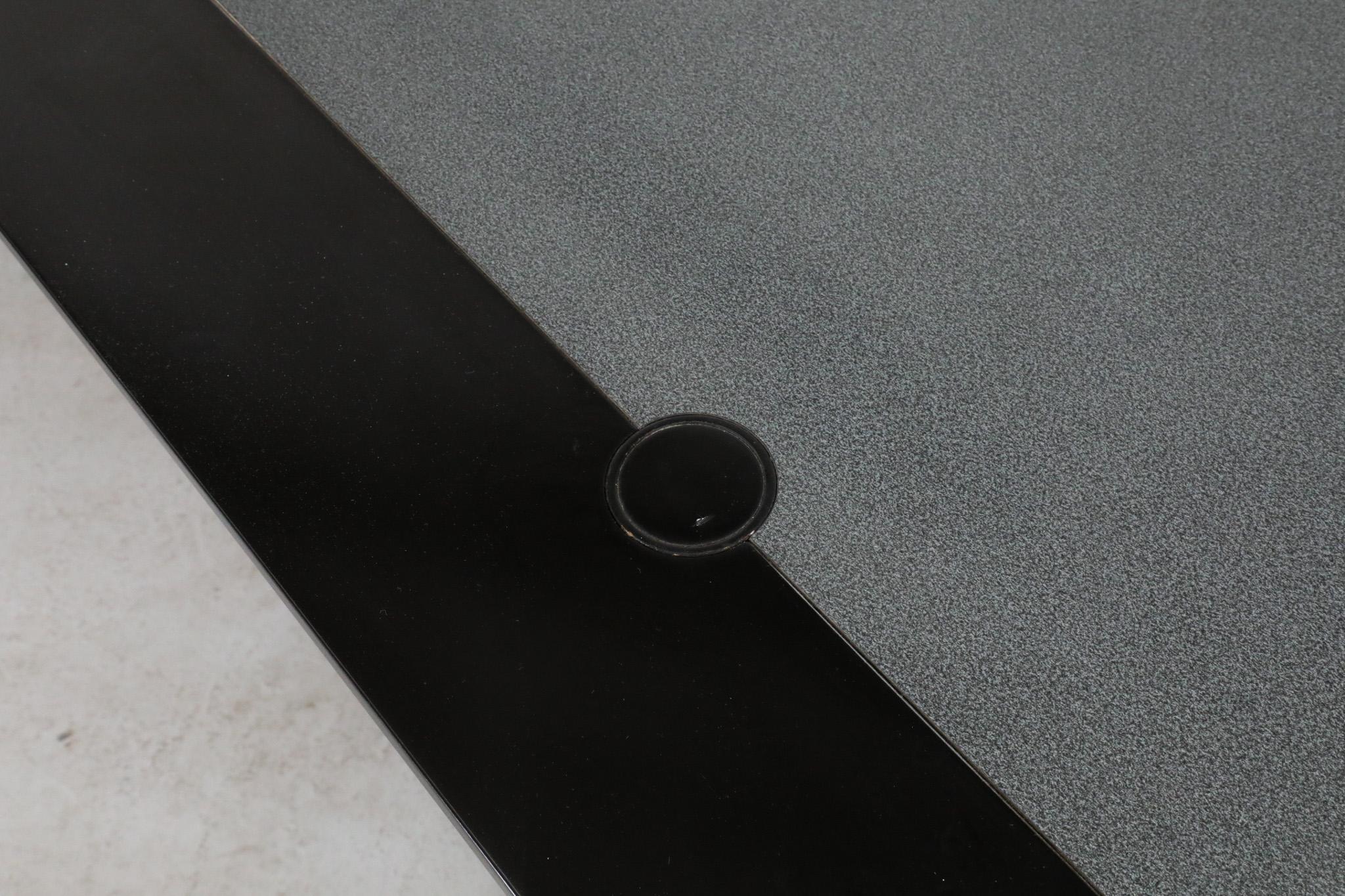 Castelijn Model TA180 Table à rallonge Post Modernity hollandaise en noir et gris en vente 6