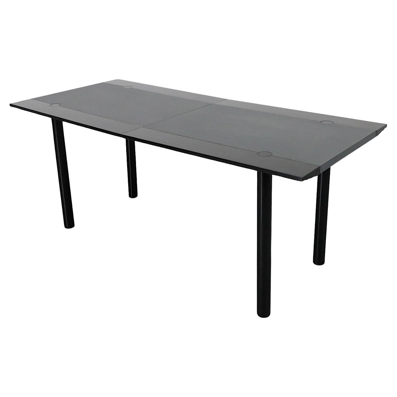 Castelijn Model TA180 Memphis Dutch Post Modern Extention Table in Black & Gray
