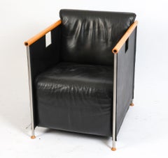 Castelinjin "The Box" Dutch Leather Lounge Chair C. 1980s