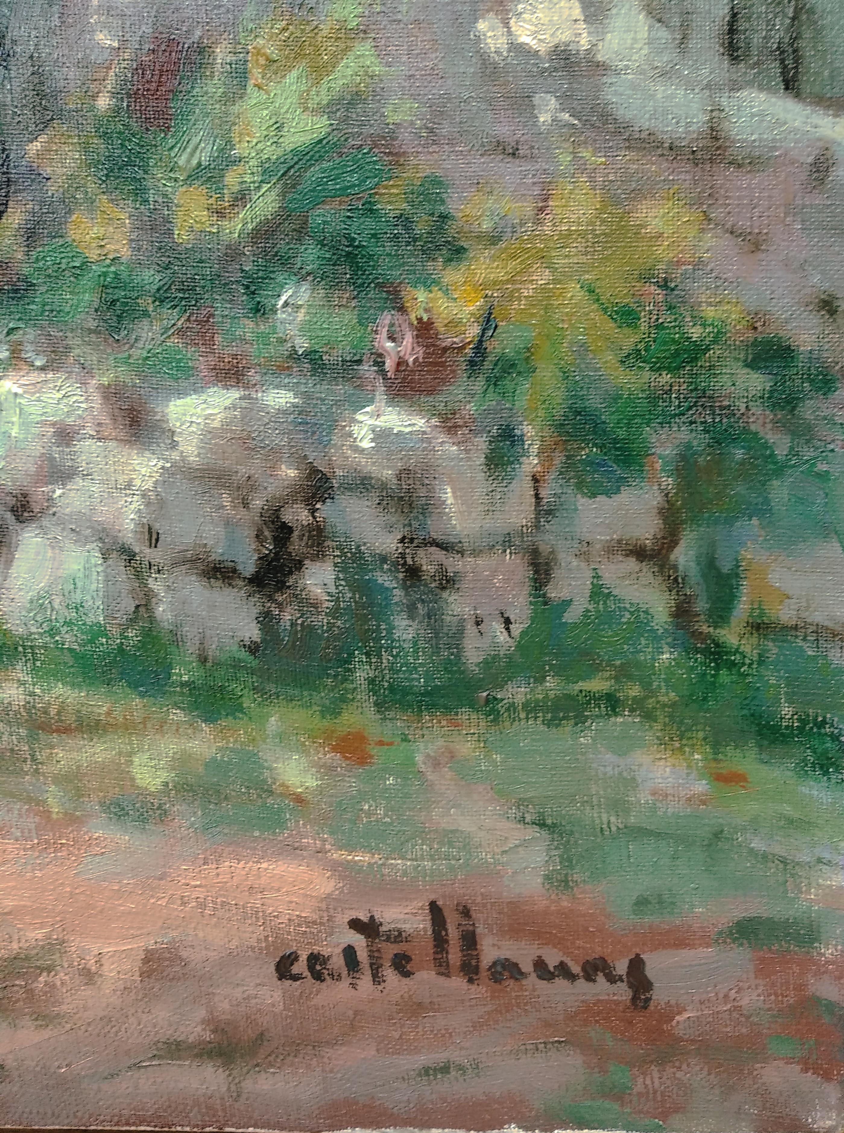 Castellane  Maiorca Maiorca pittura ad olio - Painting Impressionismo di Castellanas