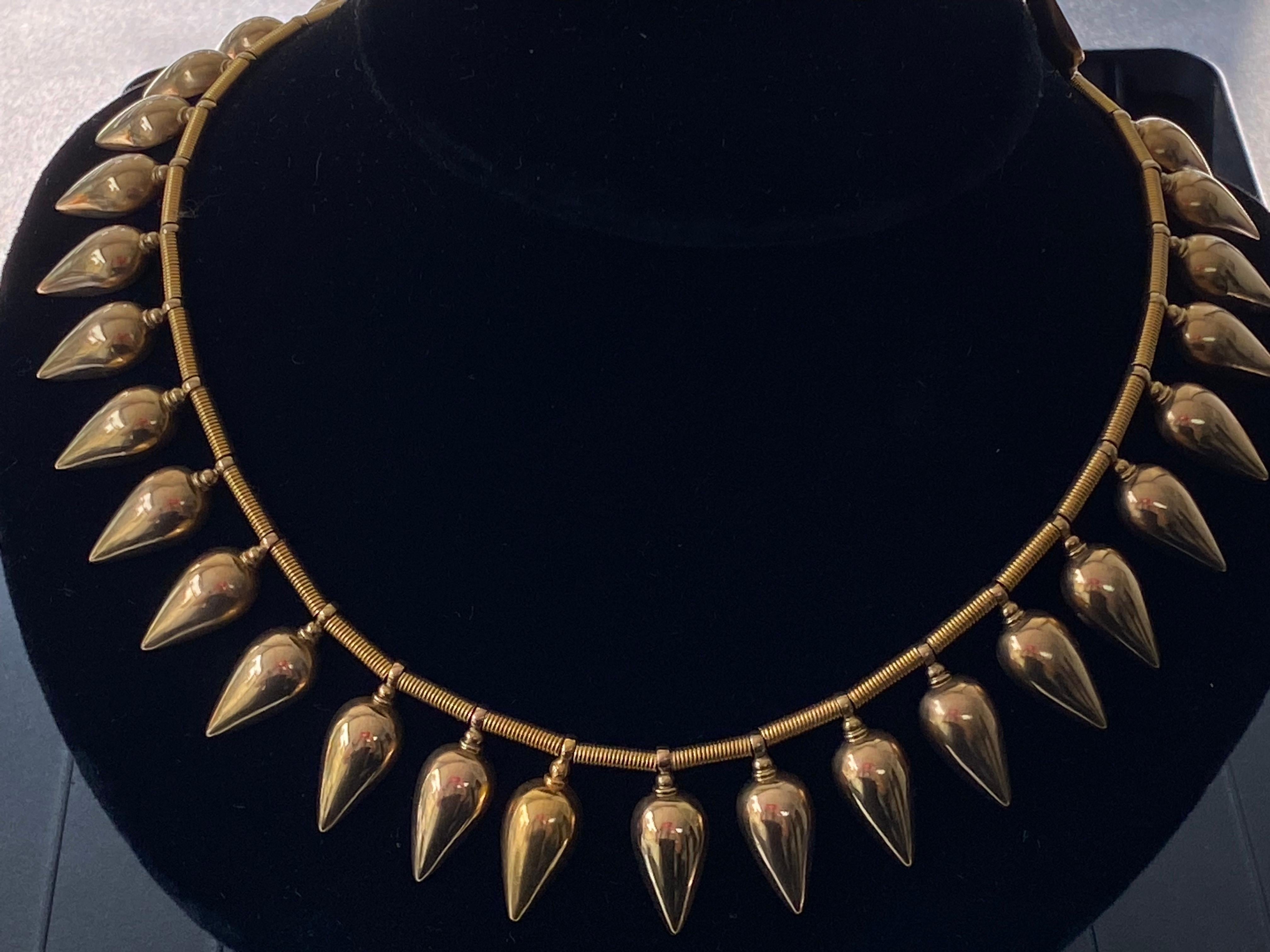 Castellani 18kt Gold Amphora Halskette im Angebot 4