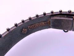 Pulsera brazalete Castellani de oro de 18 quilates y plata