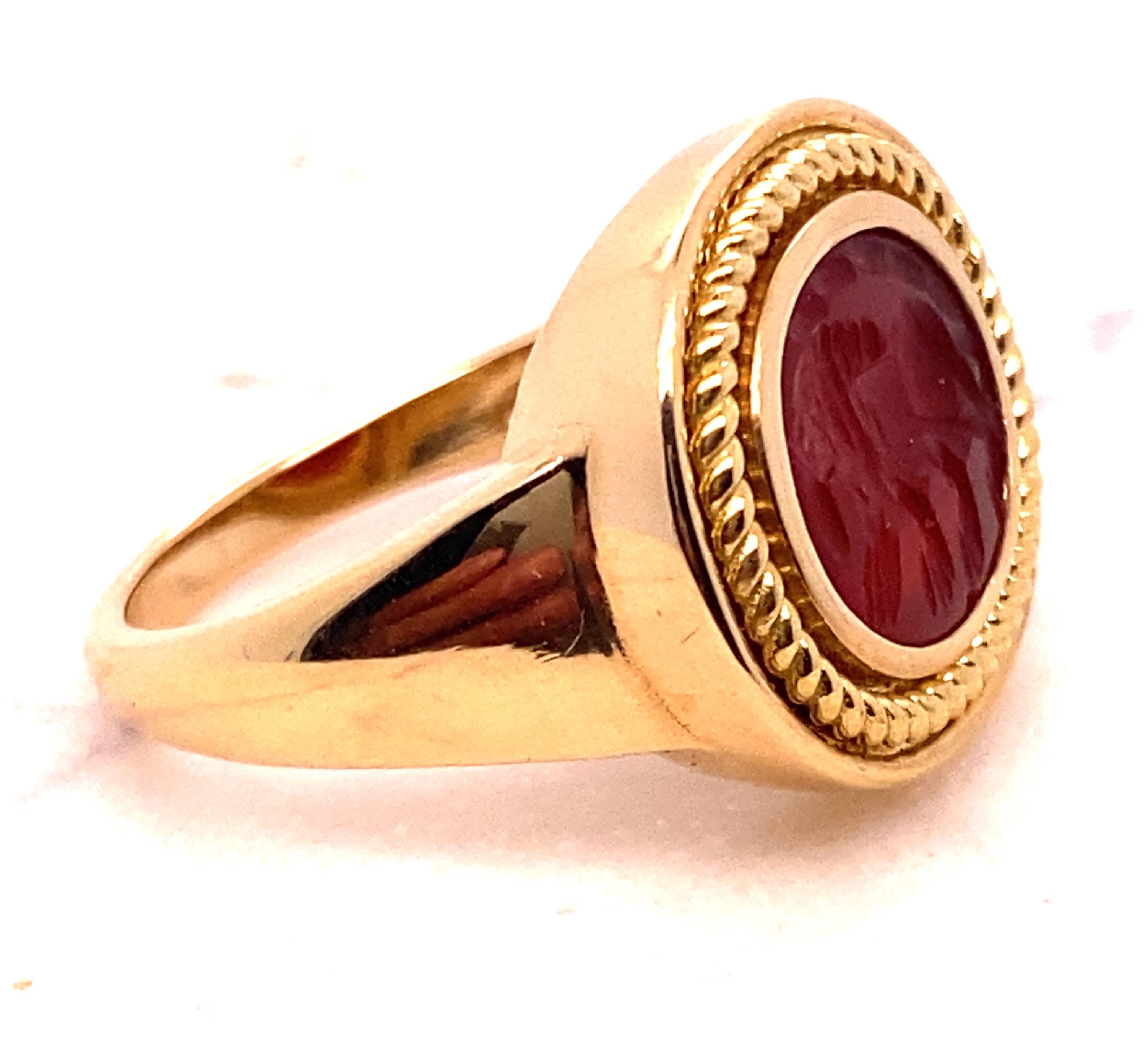 antique carnelian ring