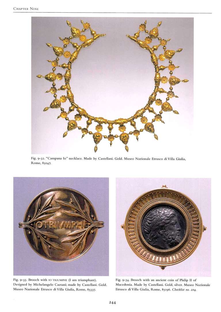 Castellani and Italian Archaeological Jewelry (Book) In Good Condition For Sale In North Yorkshire, GB