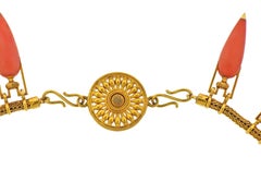 Castellani Coral Gold Necklace