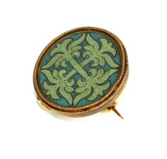 Castellani Micromosaic Brooch