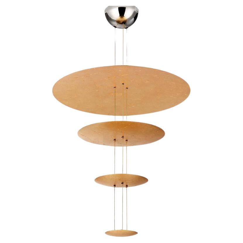 Castellani & Smith Macchina del tempo Lampadario in oro Design di lusso anni 2000