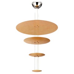 Castellani & Smith Macchina del tempo Lampadario in oro Design di lusso anni 2000