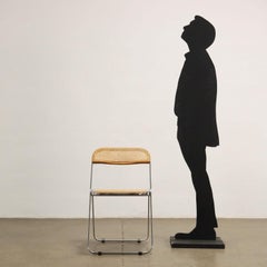 Castelli Pila Cané Chairs Wood, Italy, 1970s