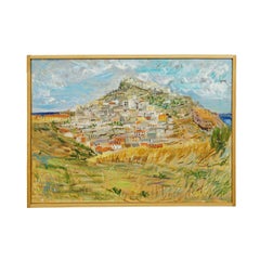 Castelsardo, Sardinia, 1978 – Oil Painting by Alexander Michael