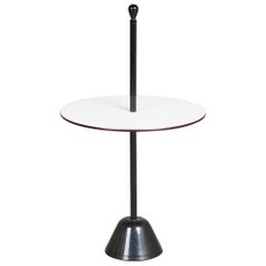 Castiglioni for Zanotta, side table/table, model 'Servomuto', White, Italy 1970s