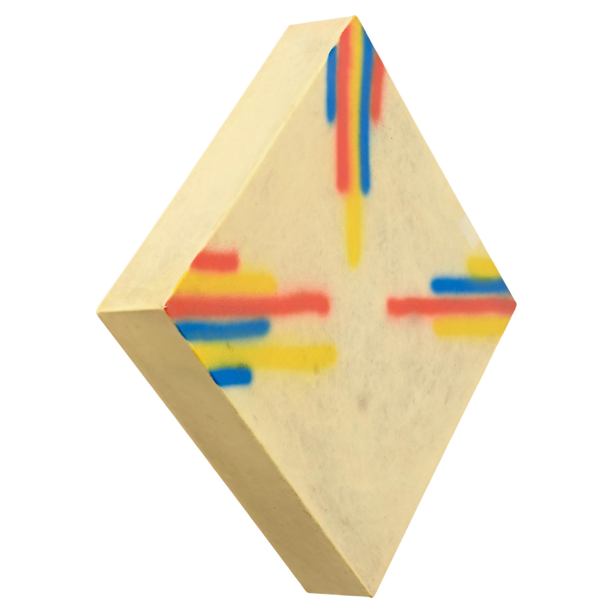 Castiglioni Large Square Pop Art “Cocoon” Wall or Ceiling Light, Italy, 1960s For Sale