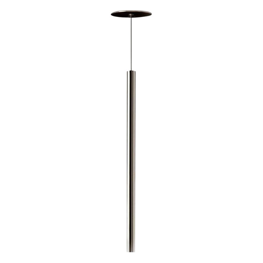 Castiglioni & Menghi 'Canna Nuda' Metall-Pendelleuchte aus Chrom für Nemo Lighting