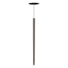 Castiglioni & Menghi 'Canna Nuda' Metall-Pendelleuchte aus Chrom für Nemo Lighting