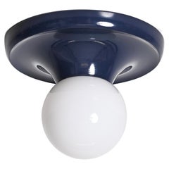 Applique italienne Castiglioni « Light Ball » en métal bleu du milieu du siècle dernier pour Flos, années 1960