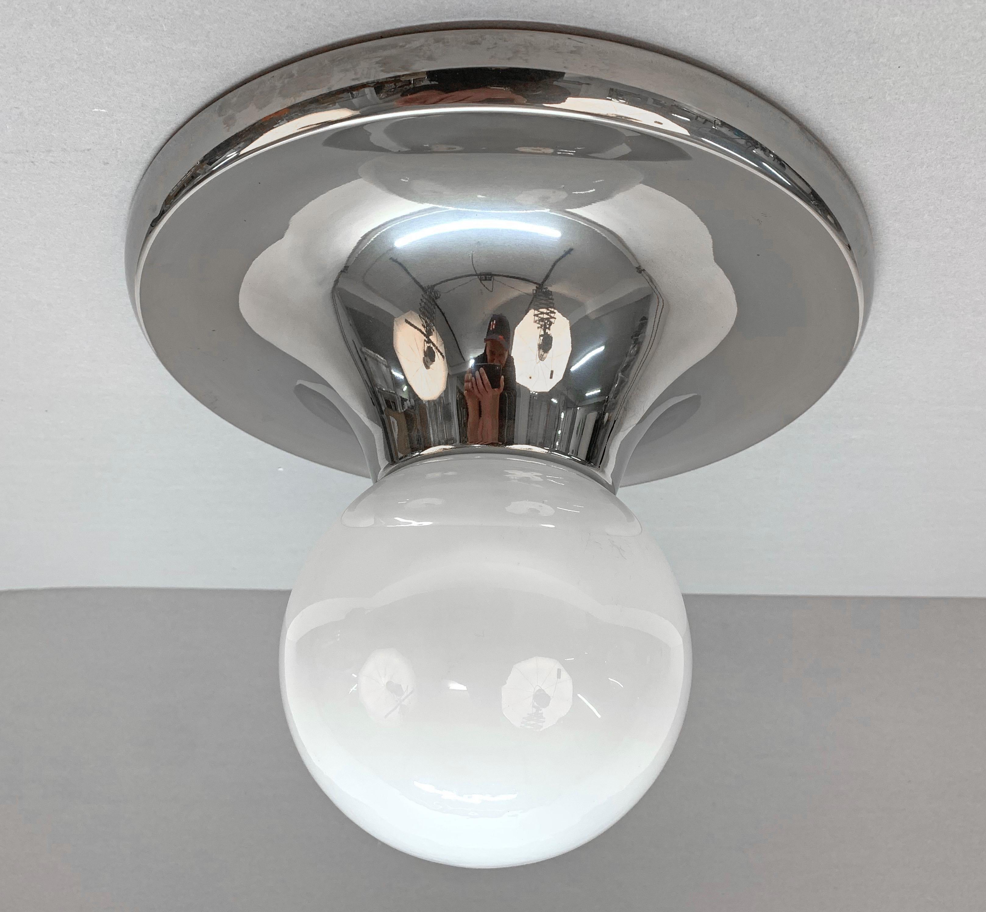Mid-20th Century Castiglioni Midcentury Chromed Metal 