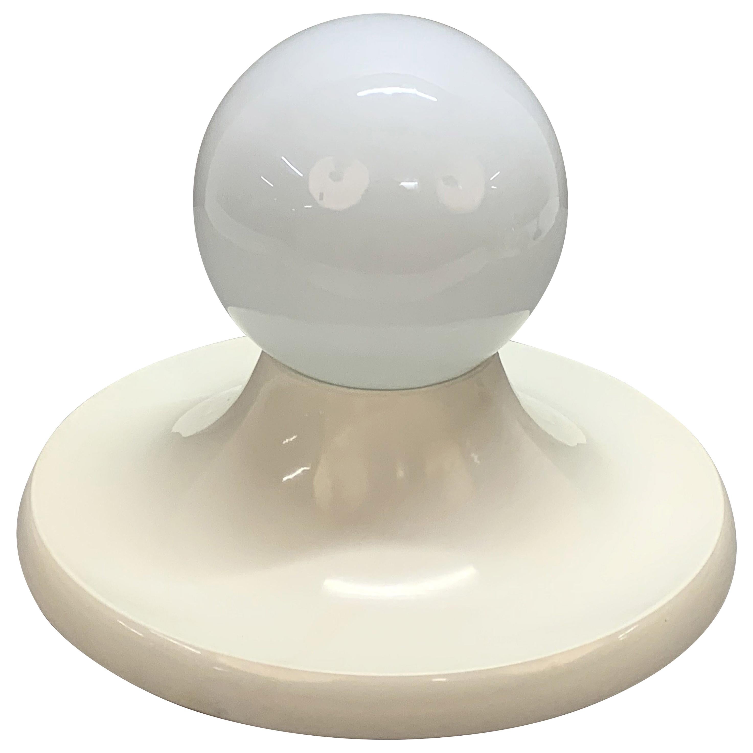 Castiglioni Midcentury Chromed Metal "Light Ball" Italian Sconce for Flos, 1960s