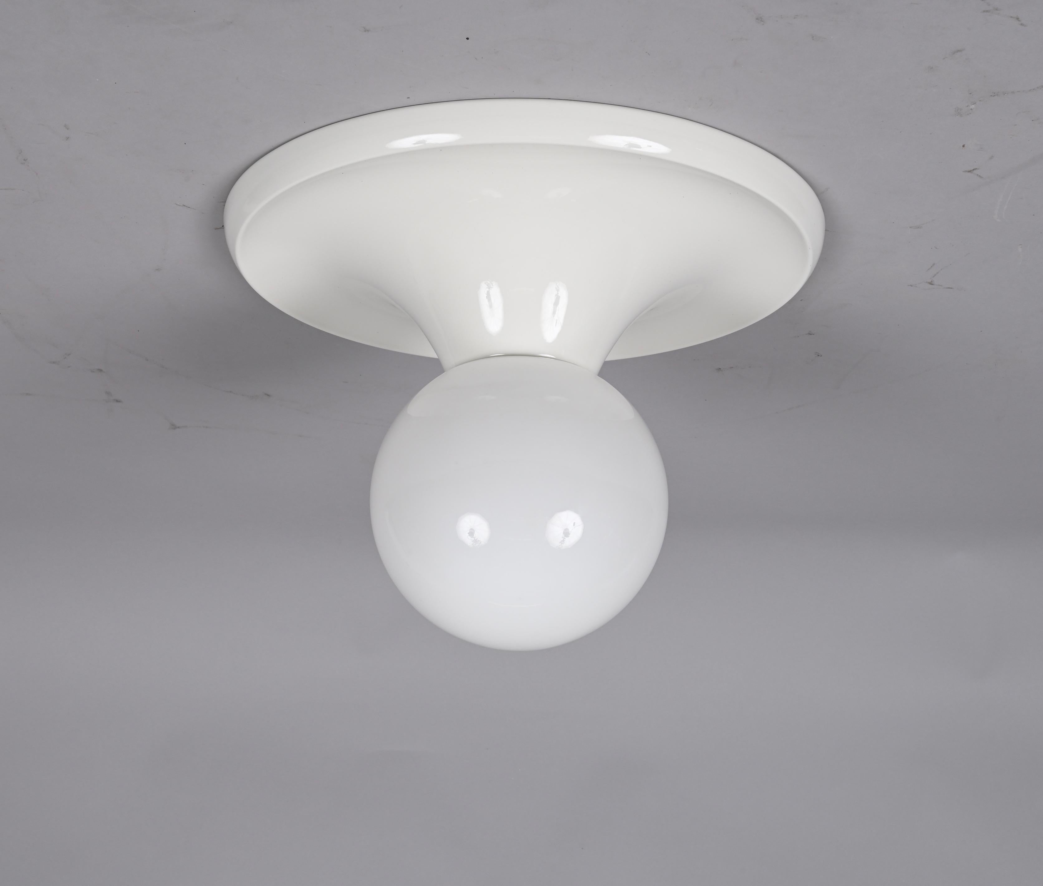 Milieu du XXe siècle Applique italienne Castiglioni « Light Ball » en métal du milieu du siècle dernier pour Flos, années 1960 en vente