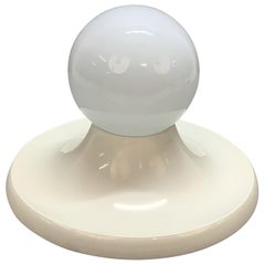 Applique italienne Castiglioni « Light Ball » en métal blanc du milieu du siècle dernier pour Flos, années 1960