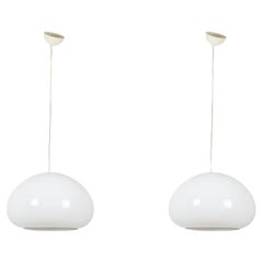 Castiglioni. Pair of pendant lights. 1970s.