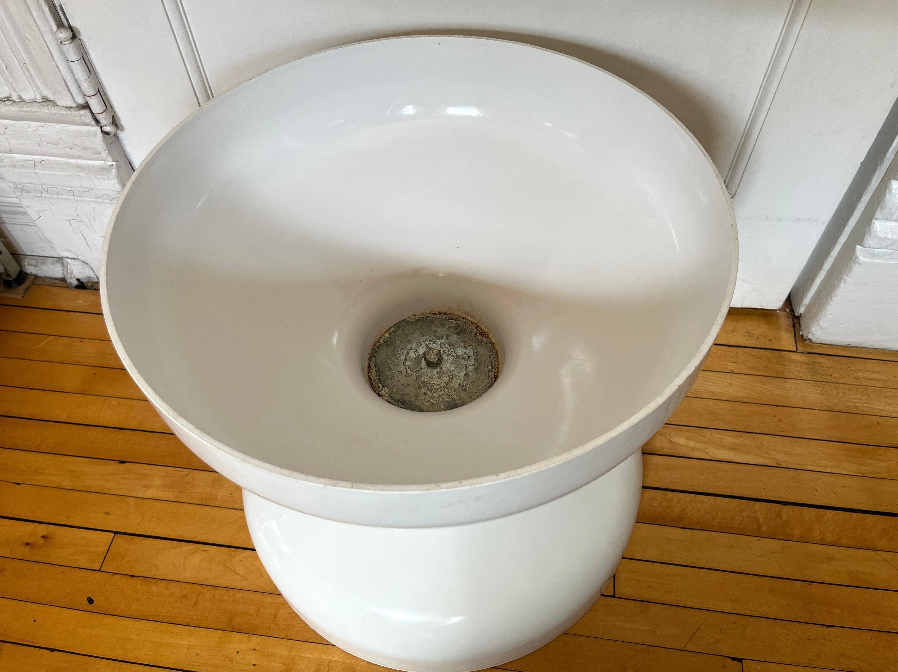 Sgabello o tavolo in plastica bianca Castiglioni Rochetto di Kartell, metà del secolo scorso in vendita 4