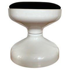 Tabouret ou table en plastique blanc Castiglioni Rochetto de Kartell, Italie, milieu du siècle dernier