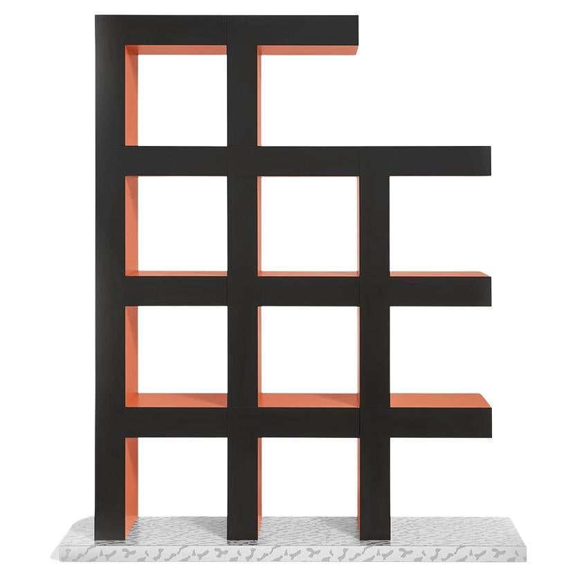 Librería castellana by Aldo Cibic para Colección Memphis Milano