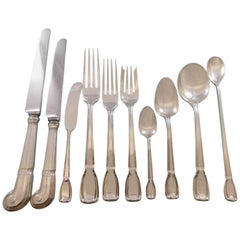 Sterlingsilber-Besteck-Set 12 "Castilian" von Tiffany & Co, 126 Teile, Abendessen