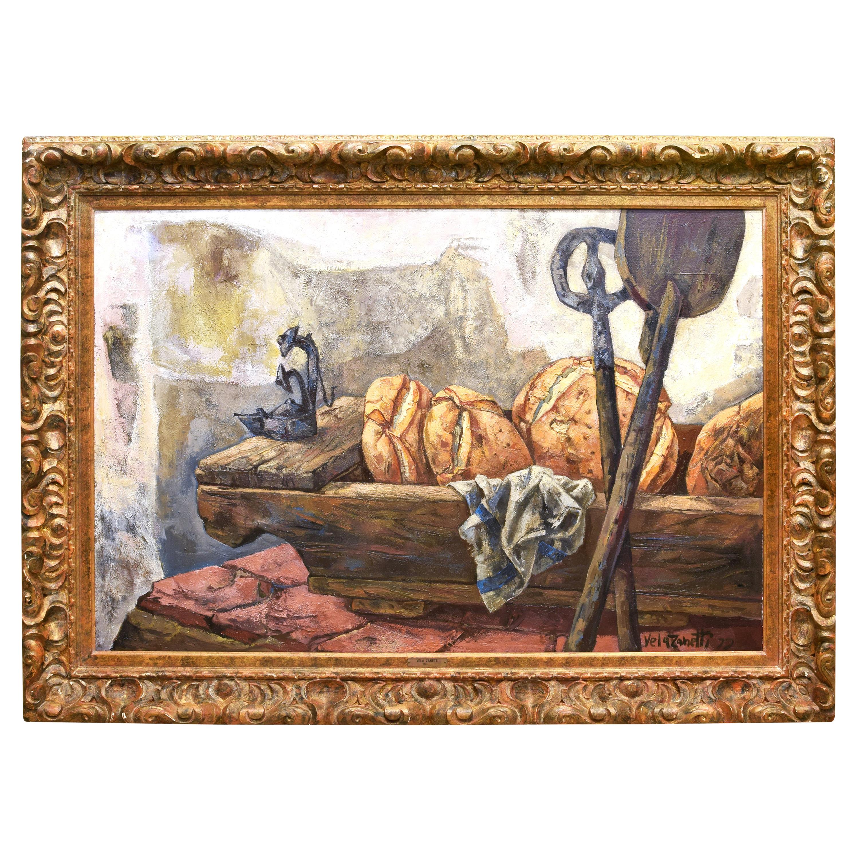 “Castillian still life”, Oil on Canvas, Vela Zanetti, José, 1972