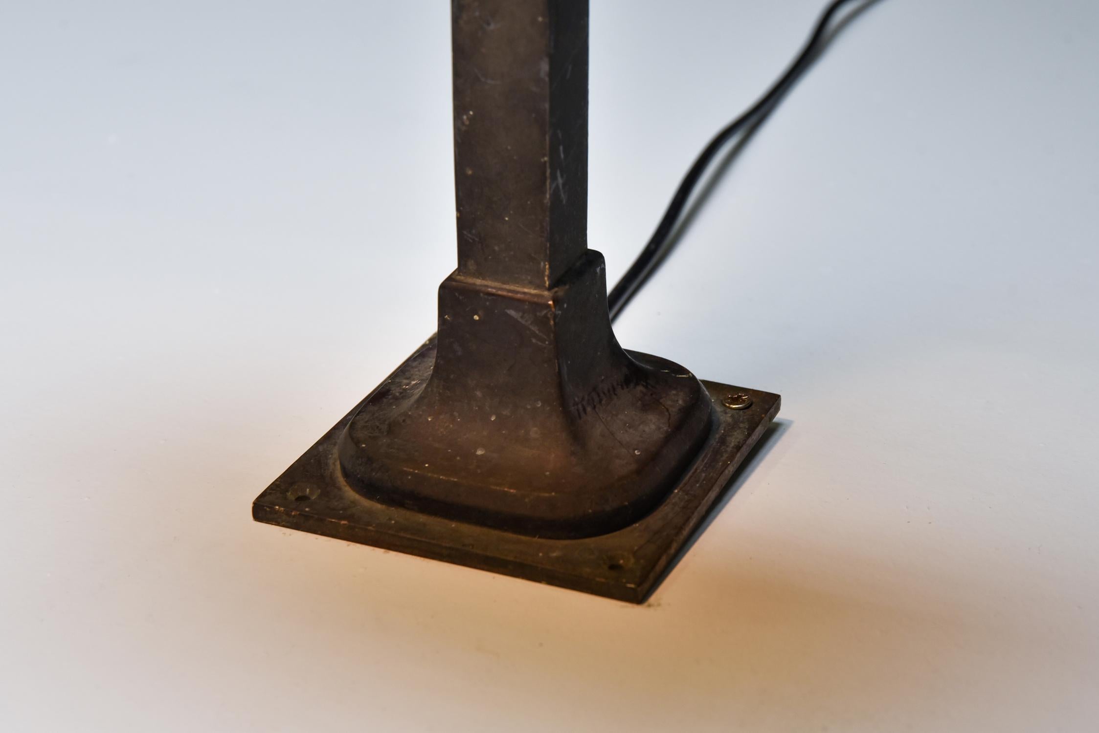 Castiron Pre-War Industrial Desk Lamps, France 1