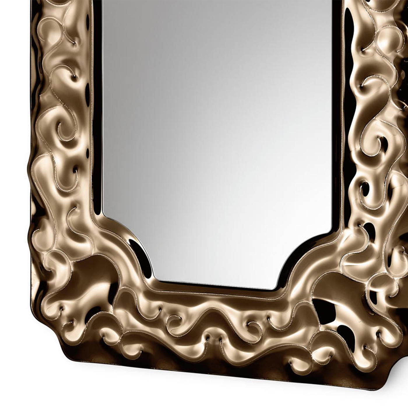 Schloss-Bronze-Spiegel (Bronziert) im Angebot