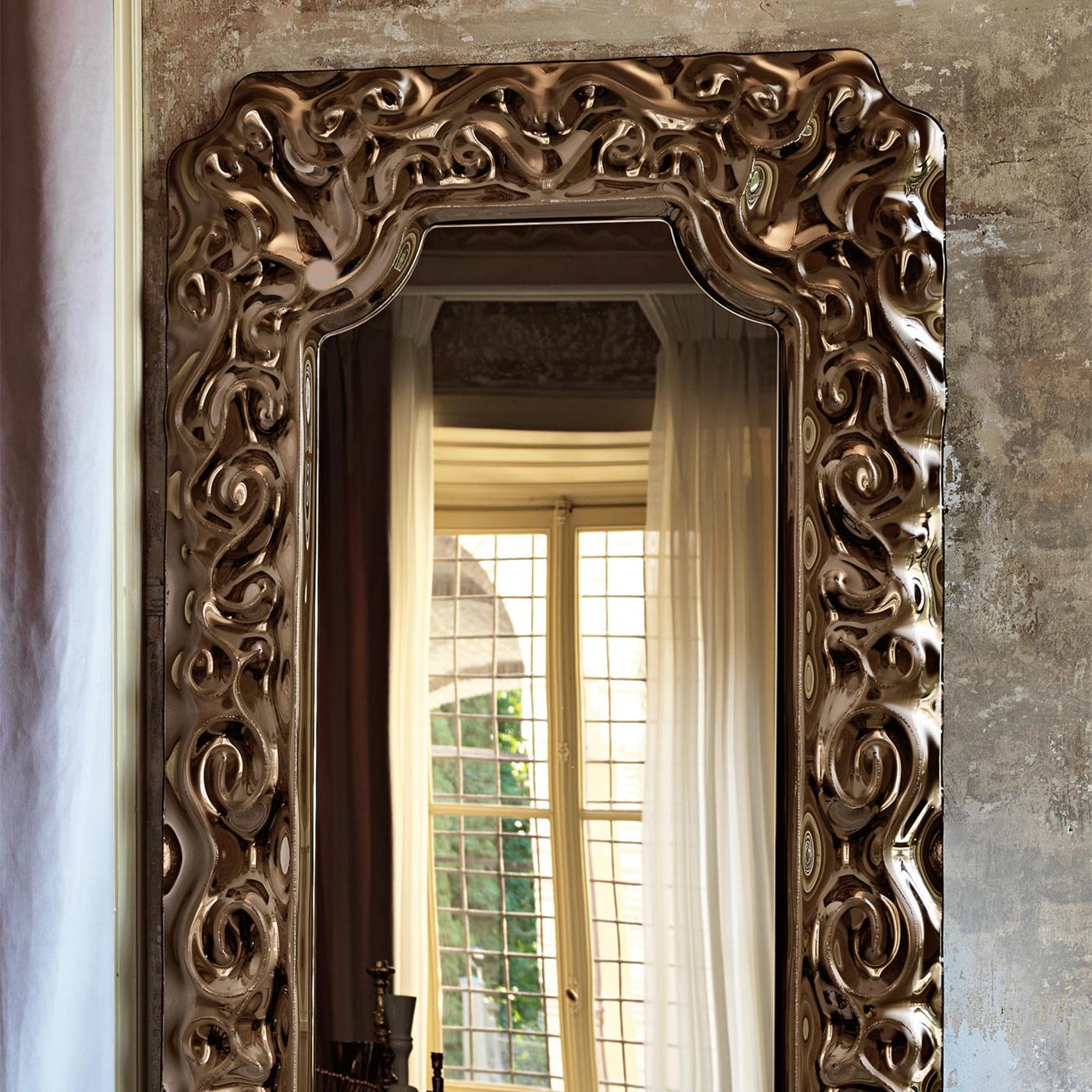 Schloss-Bronze-Spiegel im Zustand „Neu“ im Angebot in Paris, FR