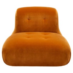 Vintage CASTLE CHAIR Velvet - Tobacco