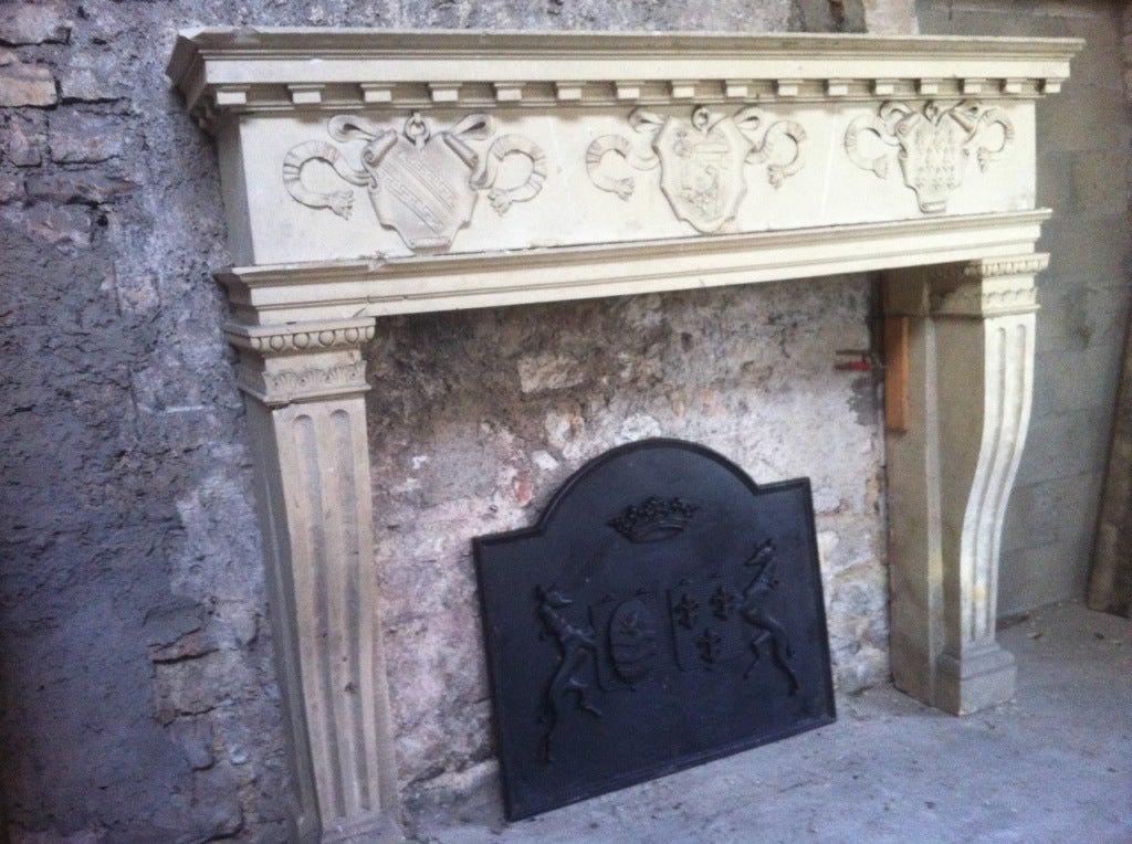 Chateau Fireplace Renaissance Style 19th Century, France For Sale 2