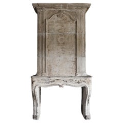 Antique French Fireplace with Trumeau