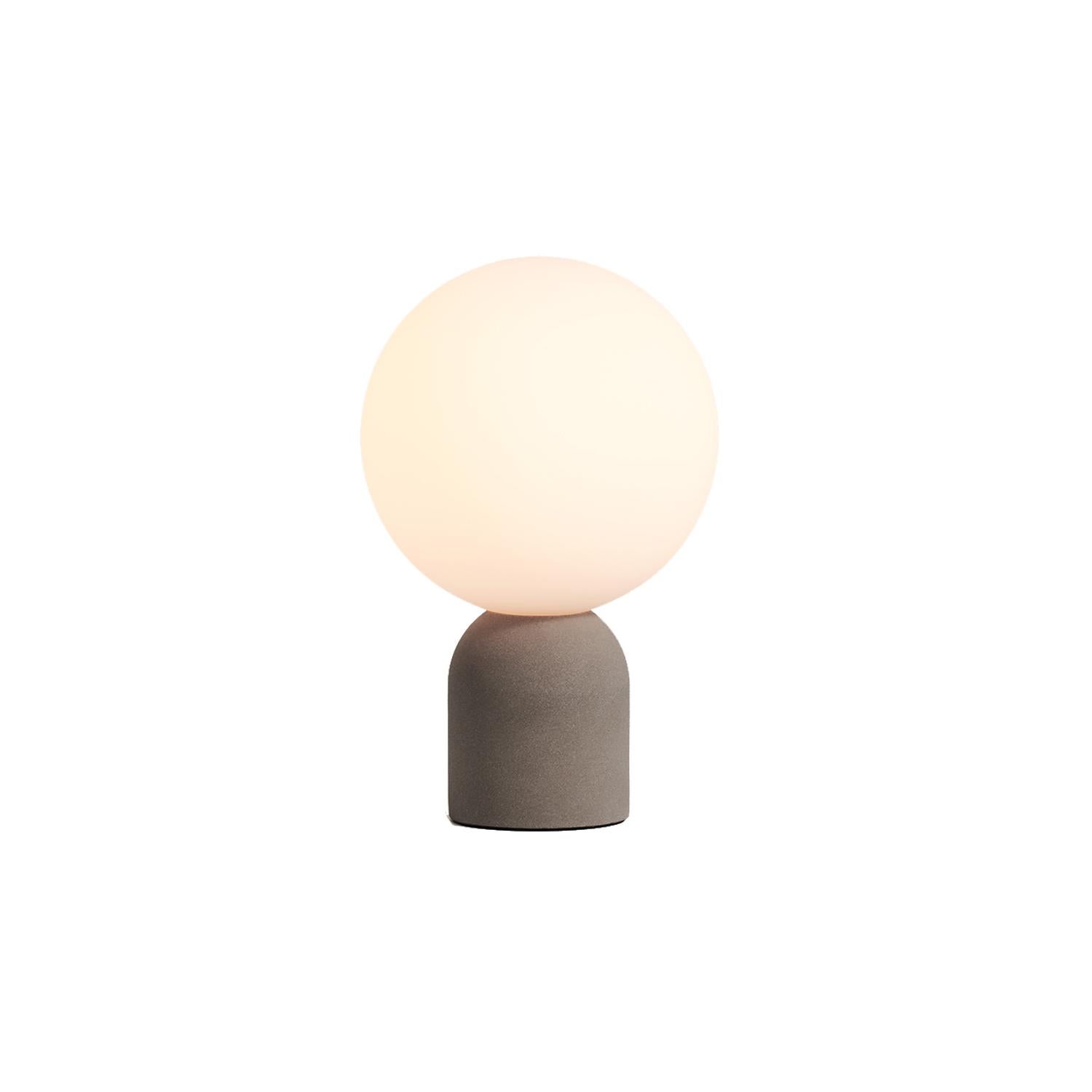 Staying steadfast with Seed Designs “Castle series” signature concrete finish, the Castle GLO pendant and table lamp is the newest addition to the ever-so popular Castle collection. The silky smooth texture of the glass sphere paired with the